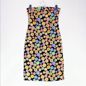 Blu’s Vintage Tube Dress with Psychedelic Print Dress